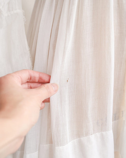 Spring Awakens Dress-antique 1910s Edwardian white cotton lawn dress-Adored Vintage